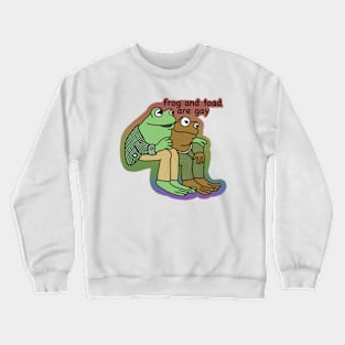 Adorable Frog and Toad Crewneck Sweatshirt